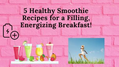 5 Healthy Smoothie Recipes for a Filling,Energizing Breakfast! #shorts #diet #smoothie #detox #drink