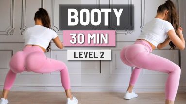 Progressive BOOTY Training To Get RESULTS 🔥 Hypertrophy Butt Workout - Level 2/4