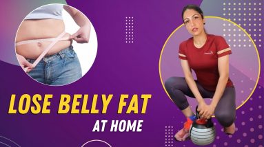 Quick & Effective Flat Belly workout | Burn Stomach fat at home | Fit with Palak