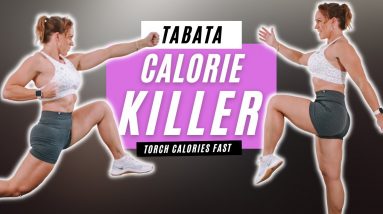 40 MIN Calorie Killer Tabata | No Equipment Cardio Fat Burn