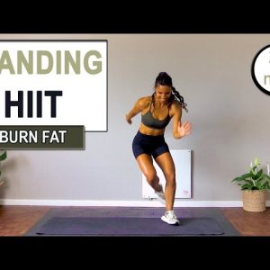 20 min Intense Standing HIIT for Fat Burn | No Equipment | No Repeat Home Workout