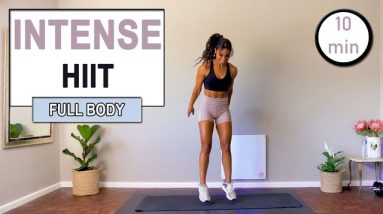 10 min INTENSE HIIT to Burn Calories | Full Body Workout | No Equipment