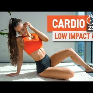 23 Min NO JUMPING Cardio Workout w/ “HOT” FINISHER 🔥