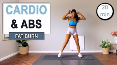 20 min INTENSE CARDIO & ABS HIIT WORKOUT - The Modern Fit Girl | No Equipment | No Repeat