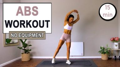 15 min ABS Workout (Standing & Lying Ab Workout) | The Modern Fit Girl Abs Workout