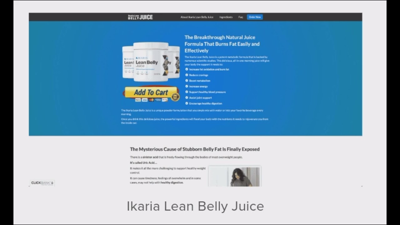 Ikaria Lean Belly Juice Dietary Supplements | Official Ikaria Lean ...