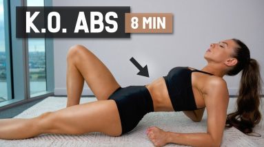 8 MIN KNOCKOUT ABS - Super Intense Sixpack Workout, At Home