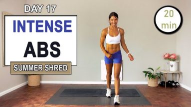 DAY 17 - 20 min Intense ABS Workout | The Modern Fit Girl | Summer Shred Workout Challenge