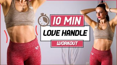 10 Min Love Handle Workout | Get rid of love handles fast | Anastasia Vlassov