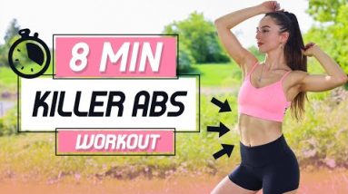 8 Minutes Killer Abs Workout At Home | The Ultimate Abs Workout In 2022