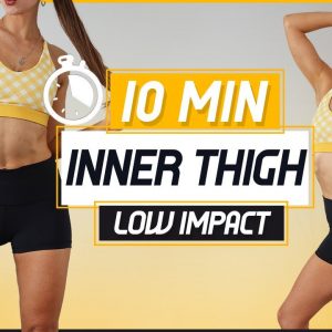10 Min Inner Thigh Workout - Low Impact, Floor Only, Slow & Effective | Inner Thigh Exercises