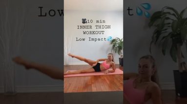 🎥🔥Have you tried my 10 MIN INNER THIGH Workout- low Impact ??💦 #shorts #workouts