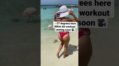 🔥27 degrees over here! How warm is it where you are ? #bikinibody #fitnesschannel
