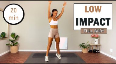 20 min LOW IMPACT Full Body Workout | No Jumping | No Repeat | The Modern Fit Girl