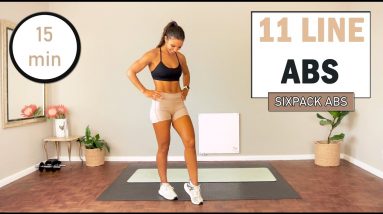 15 min Intense ABS - Upper & Lower Abs (11 Line Abs) | The Modern Fit Girl Abs