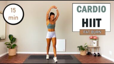 15 Minute Full Body Cardio HIIT Workout [NO REPEAT] | The Modern Fit Girl