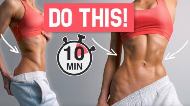 DO THIS to Get SNATCHED WAIST & FLAT BELLY - Abs & Cardio Pyramid Challenge, At Home, No Equipment