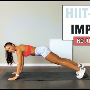 15 MIN FULL BODY NO JUMPING HIIT Workout | No Equipment | No Repeat | Low Impact Home Workout