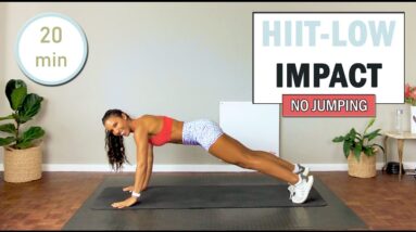 15 MIN FULL BODY NO JUMPING HIIT Workout | No Equipment | No Repeat | Low Impact Home Workout