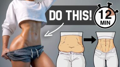 DO THIS to Get ABS & FLAT BELLY - Intense Ab Workout to Lose Belly Fat & Muffin Top, No Equipment