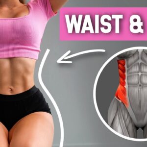 10 Exercises to Get SNATCHED WAIST & ABS - Home Ab Workout to Shape Hourglass Waist, No Equipment