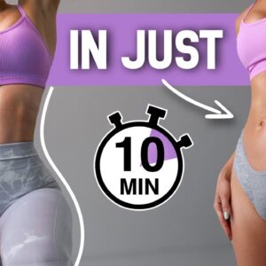 10 MIN MODEL WAIST & ABS Workout - Get Small Waist & 11 Line Abs, No Equipment, At Home