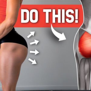 DO THESE 12 Exercises to Grow a ROUND BOOTY - Intense Home Butt Workout + Weights & Bands