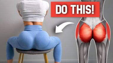 Reduce HIP DIPS NATURALLY & Grow BIGGER SIDE BOOTY - Glute Med & Max Workout, No Equipment, At Home