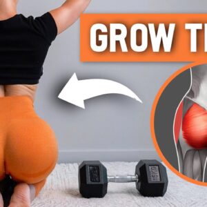 PERFECT ROUND BOOTY in JUST 15 MIN (TESTED!) Intense Home Booty Workout + Weights