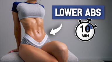 DO THIS to Get SEXY LOWER ABS! Intense Abs & Lower Belly Workout, No Equipment, At Home