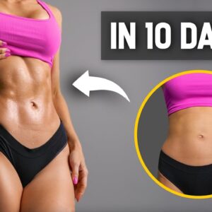 10 Min | 10 Days | 10 Exercises to Get ABS & Lose BELLY FAT, At Home, No Equipment