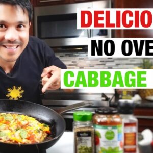 How To Cook Healthy on Budget / Delicious No Oven, No flour Cabbage Pizza