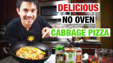 How To Cook Healthy on Budget / Delicious No Oven, No flour Cabbage Pizza