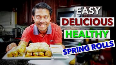 How to Cook Healthy on Budget / Quick Easy Spring Rolls Weight Loss