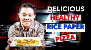 How To Lose Weight on Budget / Quick Easy Rice Paper Pizza Weight Loss