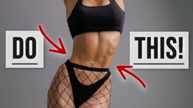 10 Min “SECRET TO FEMININE ABS” Workout - 11 Line Abs & Waist, Intense, No Equipment, At Home