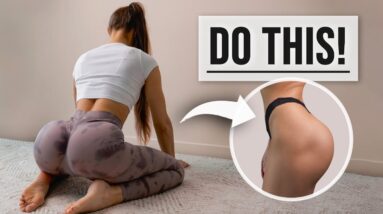 DO THIS to Grow BOOTY FASTER! Pre-Booty Activation & Stretching Routine, No Equipment, At Home