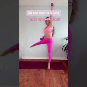 @Barbie Workout to Get Lean Thighs🔥 #barbie #workout #postpartum