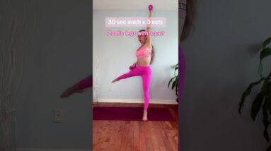 @Barbie Workout to Get Lean Thighs🔥 #barbie #workout #postpartum