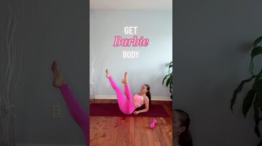 Get Lean Thighs✔️ @Barbie Body Workout 🔥 #short #barbie #workout #postpartum