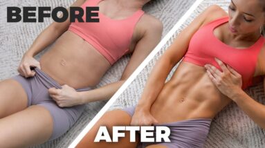 Get VISIBLE ABS in JUST 10 Min/Day! Lose Belly Fat & Get Abs, No Equipment, At Home