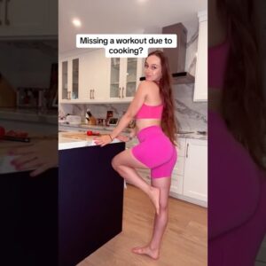 Missing a workout due to cooking? Try this Kitchen Workout🔥