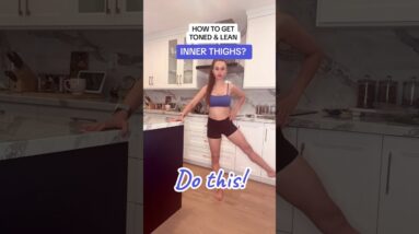 Best 3 Exercises to Get Lean Inner Thighs🔥 #short #postpartum #workout