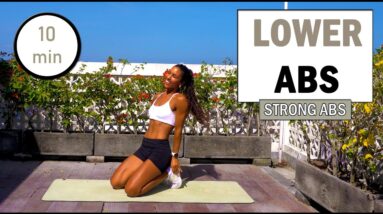 10 min INTENSE LOWER ABS WORKOUT at Home | The Modern Fit Girl Abs Workout