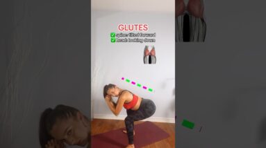 SQUATS- Types & which muscles work🔥 #homeworkout #glutesworkout #squat #shorts #short