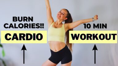 10 MIN CARDIO WORKOUT At Home (No equipment)