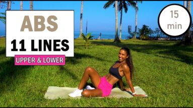 15 min Intense ABS - Upper & Lower Abs (11 Line Abs) | The Modern Fit Girl Abs