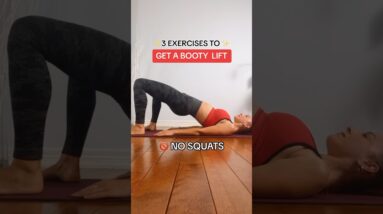 🍑Top 3 Exercises to Get A Booty Lift | 🚫Squats  #shorts #glutes #glutesworkout #postpartum