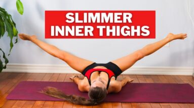 SLIMMER INNER THIGHS- TOP 6 EXERCISES🔥 Lose Thigh Fat (no equip.) | 10 Min Inner Thigh Workout