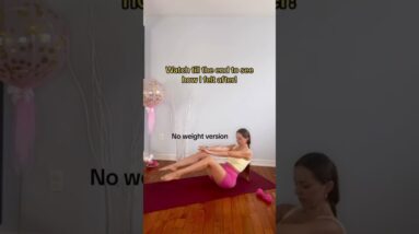 🛑Stop scrolling! Killer Exercise to Get Toned Thighs & Abs | 💯% guaranteed!